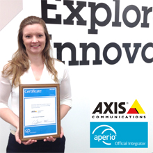 Axis A1001 network door controller now incorporates several Aperio® components for controlling access to multiple doors