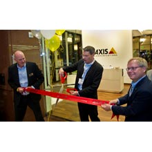 The 8,000 square foot Axis Experience Center features a 28-person training center, 12-person conference room and specialised engineering and technology lab