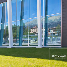 The Vandalcom panels are made of vandal-resistant stainless steel with galvanised sheet steel back boxes