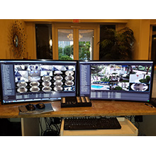 The project has since been expanded from the original 35 IP cameras to include a total of 48 high resolution IP cameras