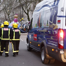 The event saw over 50 members of the LFB join over 8,500 performers in the annual parade through central London