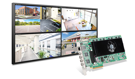The Matrox Mura™ IPX 4K IP decode and display card is a cost-effective, easy-to-integrate multiviewer for control rooms and AV presentation applications