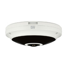 The Digital Watchdog camera delivers a 360° hemispheric image or 360° and 180° panoramic views after de-warping