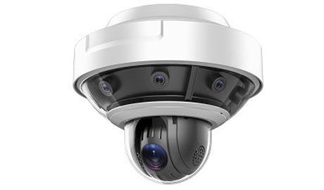 The PanoVu Cameras' all-in-one design allows only one Ethernet and one power supply cable