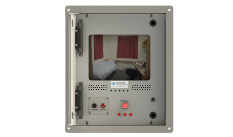 The ROS system allows contact with the occupant under controlled conditions and removes the need for manual record-keeping