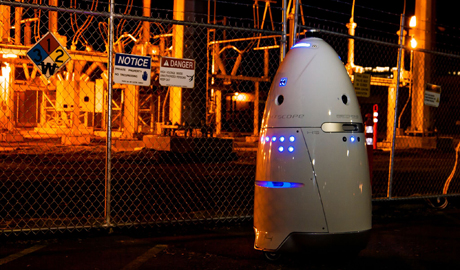 The company has been marketing the machines to office buildings where the larger outdoor-oriented K5 units function as security assistants