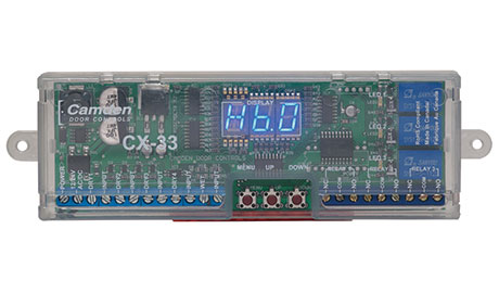 The CX-33 is also equipped with an additional output that can be used to energise a lock-down status LED indicator