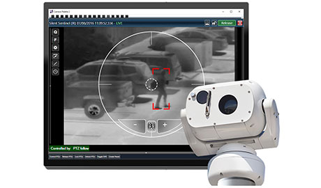 The PureActiv, Aeron Searcher integration includes slew-to-cue, scan-to-target and camera auto follow capabilities