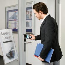 Aperio wireless products offer an affordable way to integrate mechanical doors into an access control system