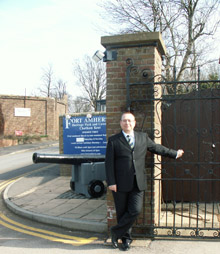 Historic Napoleonic fort in Chatham, Kent