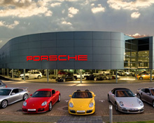 Porsche Car Dealership and showroom in Sunninghill Gauteng
