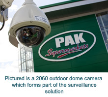 2060 outdoor dome camera