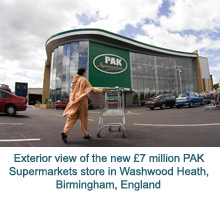 NetVu Connected CCTV Technology in use in the new PAK Supermarket store in Washwood Heath