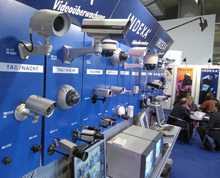 The products displayed by the exhibitors will include control and surveillance equipment