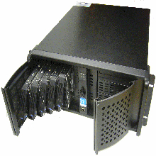  Wavestore Rock recorders are grouped together to provide the capacity to record and store images from all the cameras for 21 days 