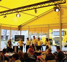 A dedicated team from Wireless CCTV trained the SEAT Sport team to install and dismantle the system