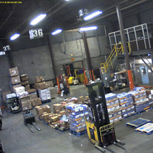 Megapixel imaging enables the company to identify and view any case, pallet or person with clarity