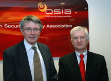 BSIA Director, David Evans (left) and Martin Blackwell, ATCM's Development Director