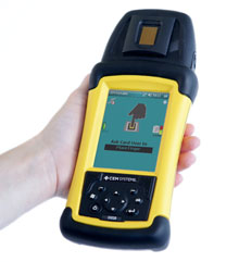 The new CEM S3020f Portable Reader is a hand-held card reading and fingerprint verification device