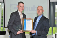 Matthew Broughton received Chubb Fire & Security Award