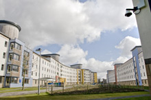 Axis Communication secure University of East Anglia student accomodation with network cctv cameras