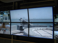 The operators can easily remotely control all VIDEOTEC ULISSE P&T units from the control room, where about 300 cameras are under control