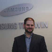 Greg Nunez to report Peter Ainsworth, senior product manager for Samsung Techwin Europe