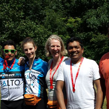 SALTO together with Ascott Ltd rode from Central London to the Essex coast resort to raise funds for British Heart Foundation