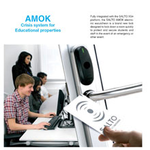 Salto AMOK electronic escutcheon for access control