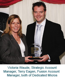 Victoria Waude and Terry Eagen of Dedicated Micros