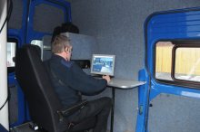 The PatrolVu equipped vehicle is periodically set-up in key trouble hot spots in other parts of the city