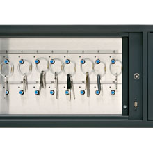 Keys hanging in board