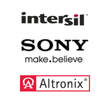 Intersil-sony-altronix-logos