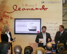 The highlights on the Dallmeier exhibition stand were the new VideoIP range “a tribute to Amadeus”, the presentation of the VdS certificate for the VdS CertiSec Pack as well as the HD camera