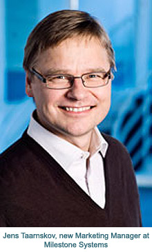 Jens Taarnskov, new Marketing Manager at Milestone Systems