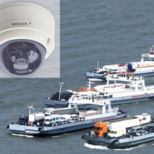 Glückstadt-based ferry line has installed an IP solution featuring Basler IP cameras and video gateways from HeiTel