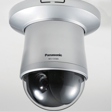 Panasonic’s series are weather-resistant PTZ dome cameras which are IP66-rated water and dust resistant
