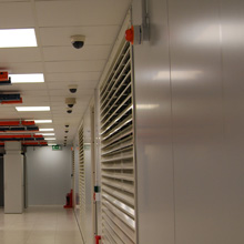 Samsung true day/night cameras feature a 20x optical zoom lens to monitor close up detail of any activity at datacentre
