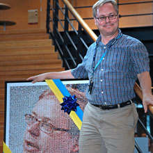 Martin Gren, co-founder of Axis Communications and IP camera inventor and pioneer celebrates his 50th birthday