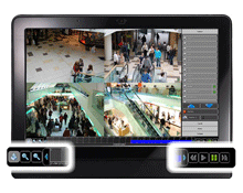 Codestuff’s IP CCTV monitor, Quorum Touch’s European distributor is Controlware