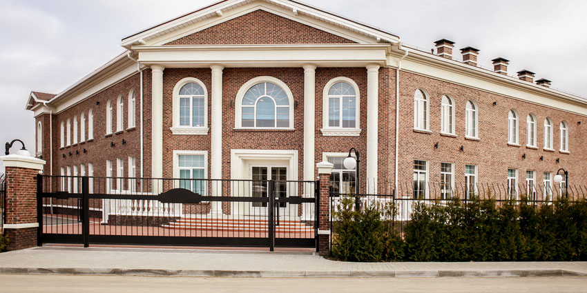 . Separate entrances are fine to have around a school, but only open these when pupils are arriving or leaving the building