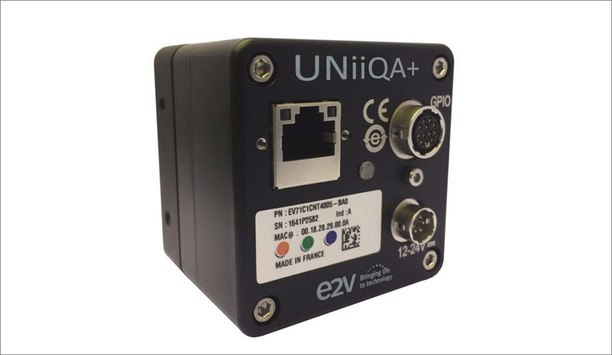 e2v line scan cameras with NBASE-T Ethernet frame grabber-less interface now available