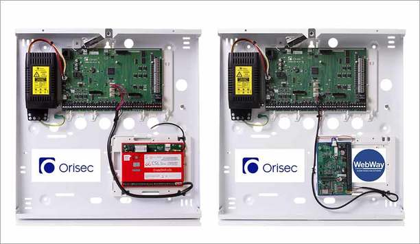 Orisec control panel range integrated with CSL and WebWay solutions