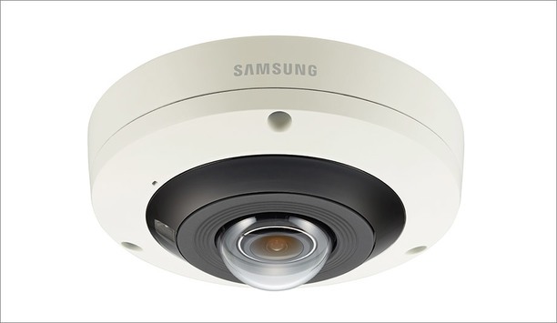 Hanwha Techwin introduces Samsung Wisenet 4K PNF-9010R 360-degree fisheye camera