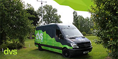 Hikvision distributor, DVS reveals fully operating mobile surveillance demo van