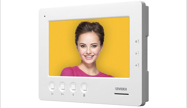 Videx's new hands free low profile colour video monitors strengthen residential access control