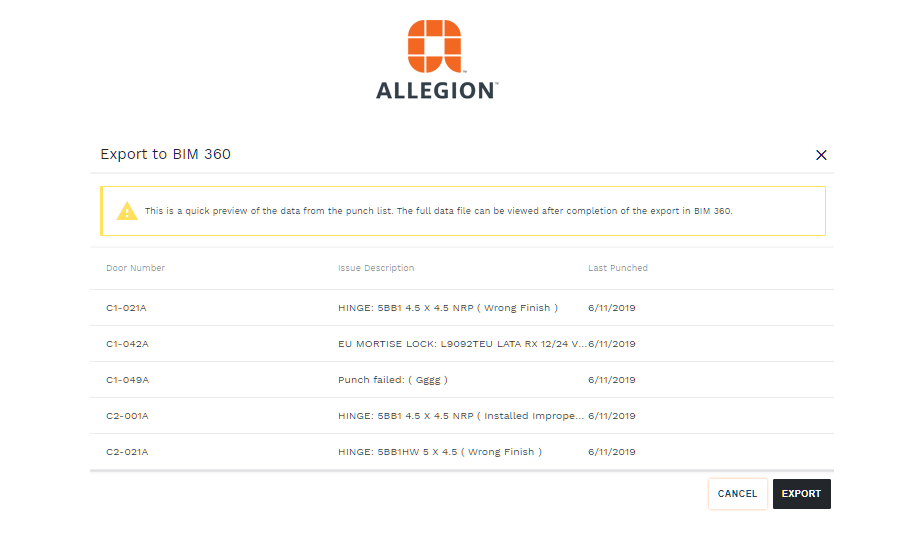 Allegion US announces Overtur™ integration with Autodesk’s BIM360 platform