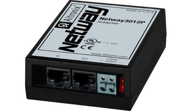 Altronix expands its portfolio of NetWay PoE solutions with the NetWay3012P PoE+ Adapter/Converter
