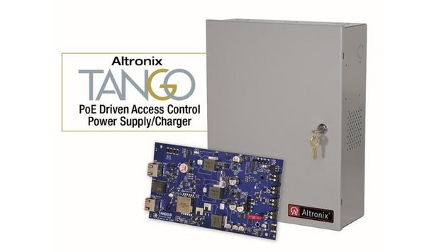 Altronix announces its Tango PoE Driven Power Supply/Chargers are now UL 294 listed for access control applications
