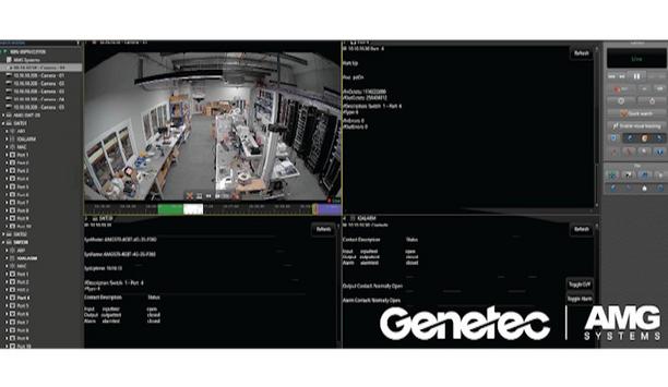 AMG products now officially certified for use in Genetec Security Centre